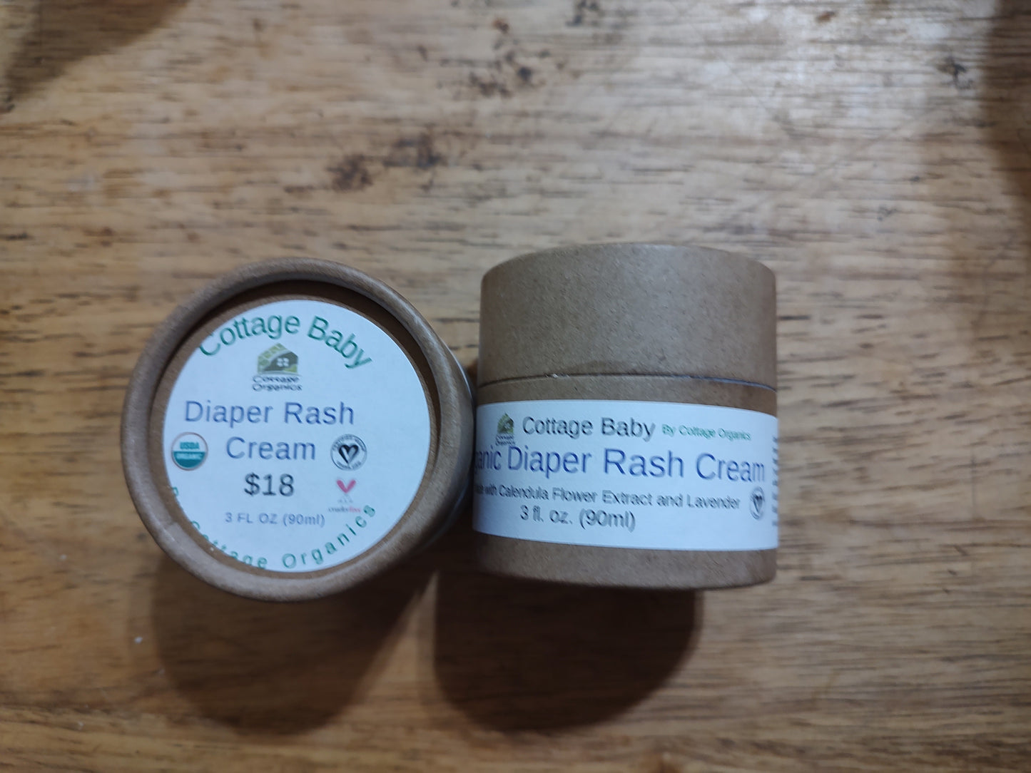 Organic Vegan Diaper Rash Cream