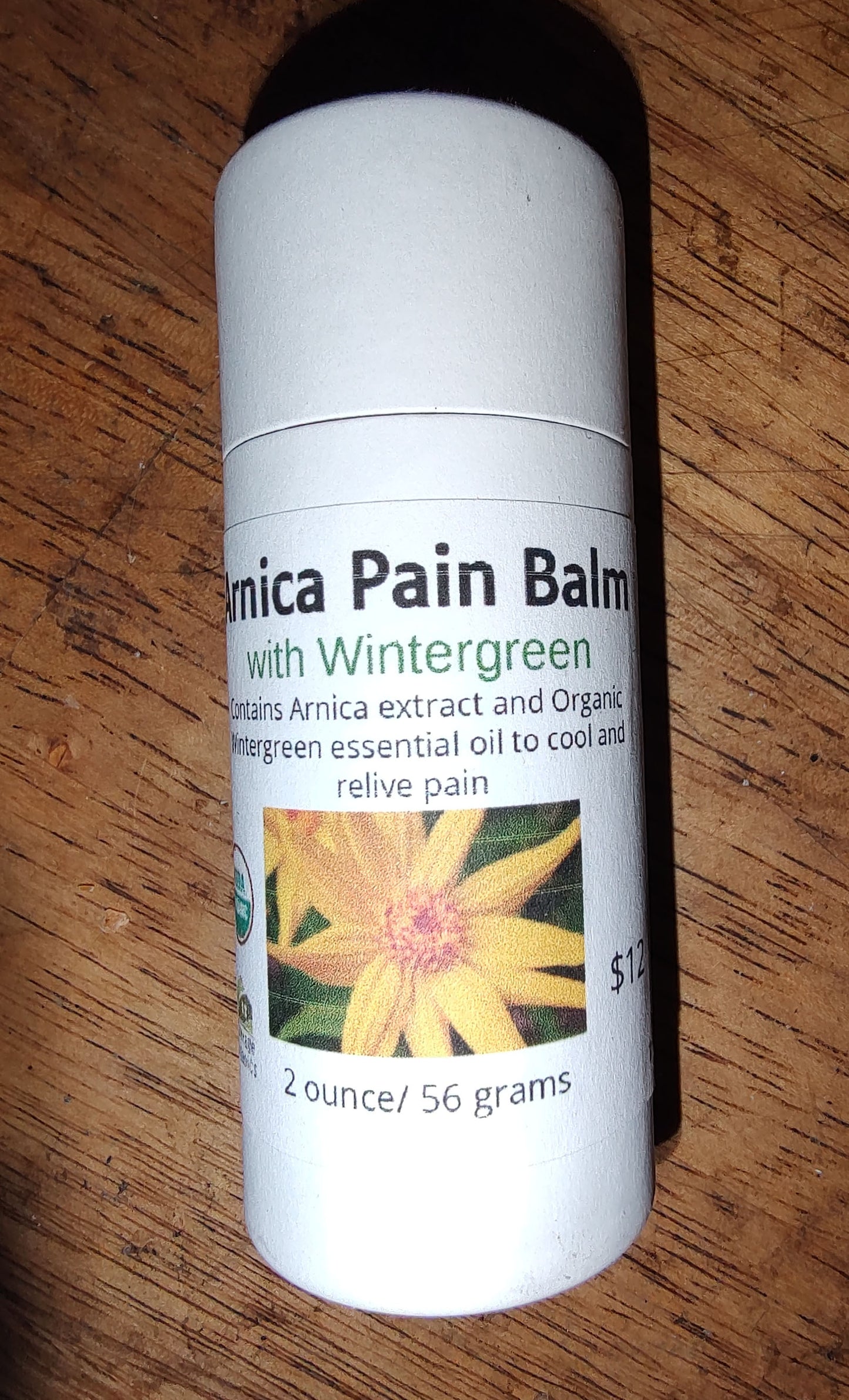 Organic Arnica Pain Balm with Wintergreen
