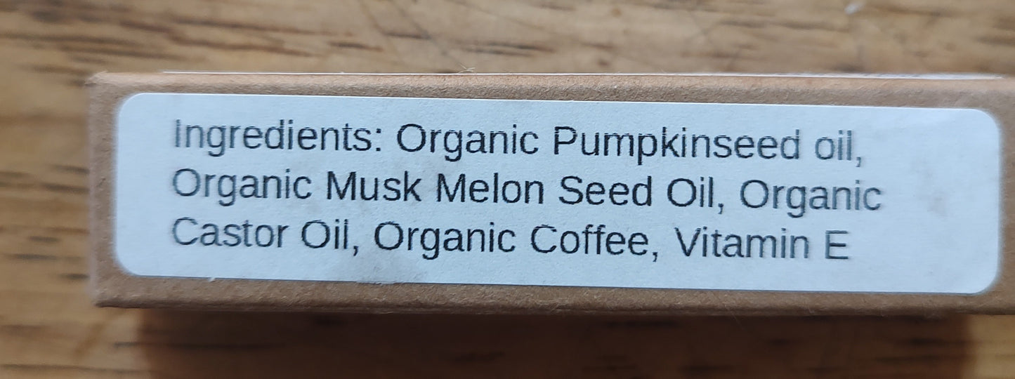 Organic Coffee & Melon Under Eye Oil Roller Bottle