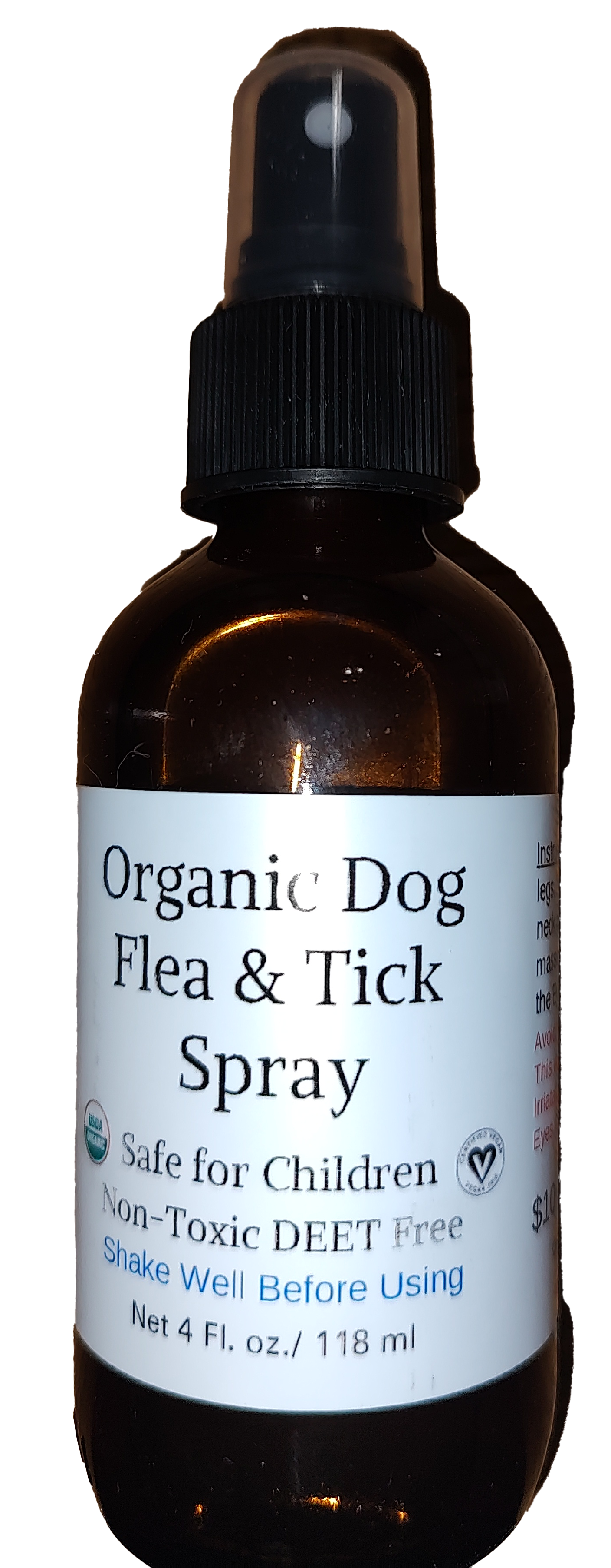 Organic Dog Flea & Tick Spray