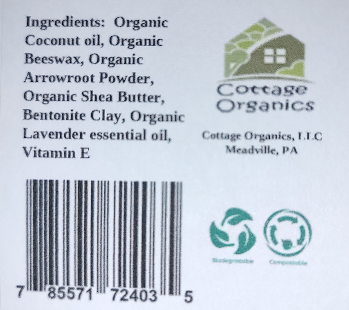Organic Lavender Deodorant