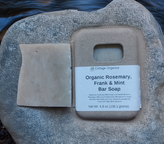 Organic Rosemary, Frank & Mint Bar Soap