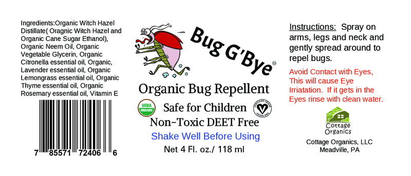 Organic Bug G'Bye Bug Repellent