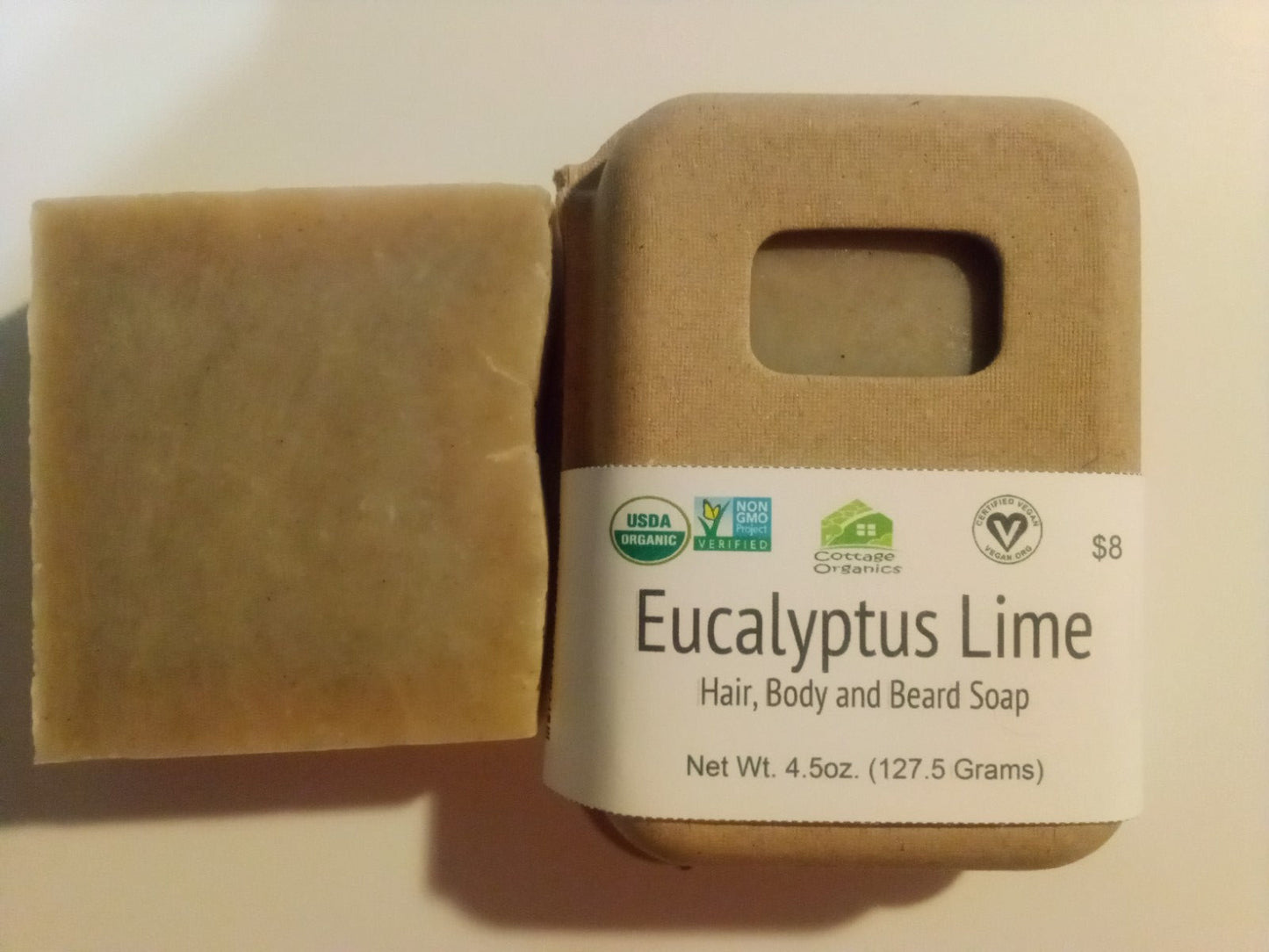 Organic Eucalyptus Lime Bar Soap