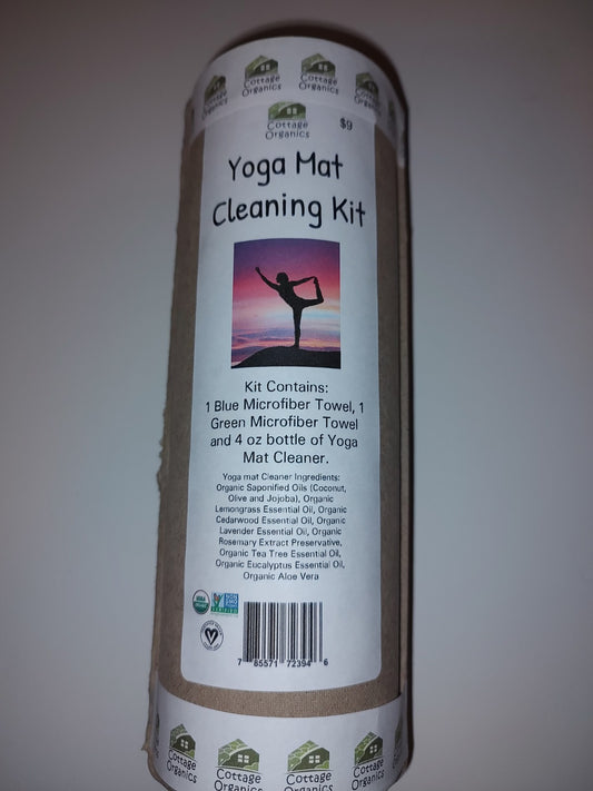 Organic Yoga Mat Cleaner Kit