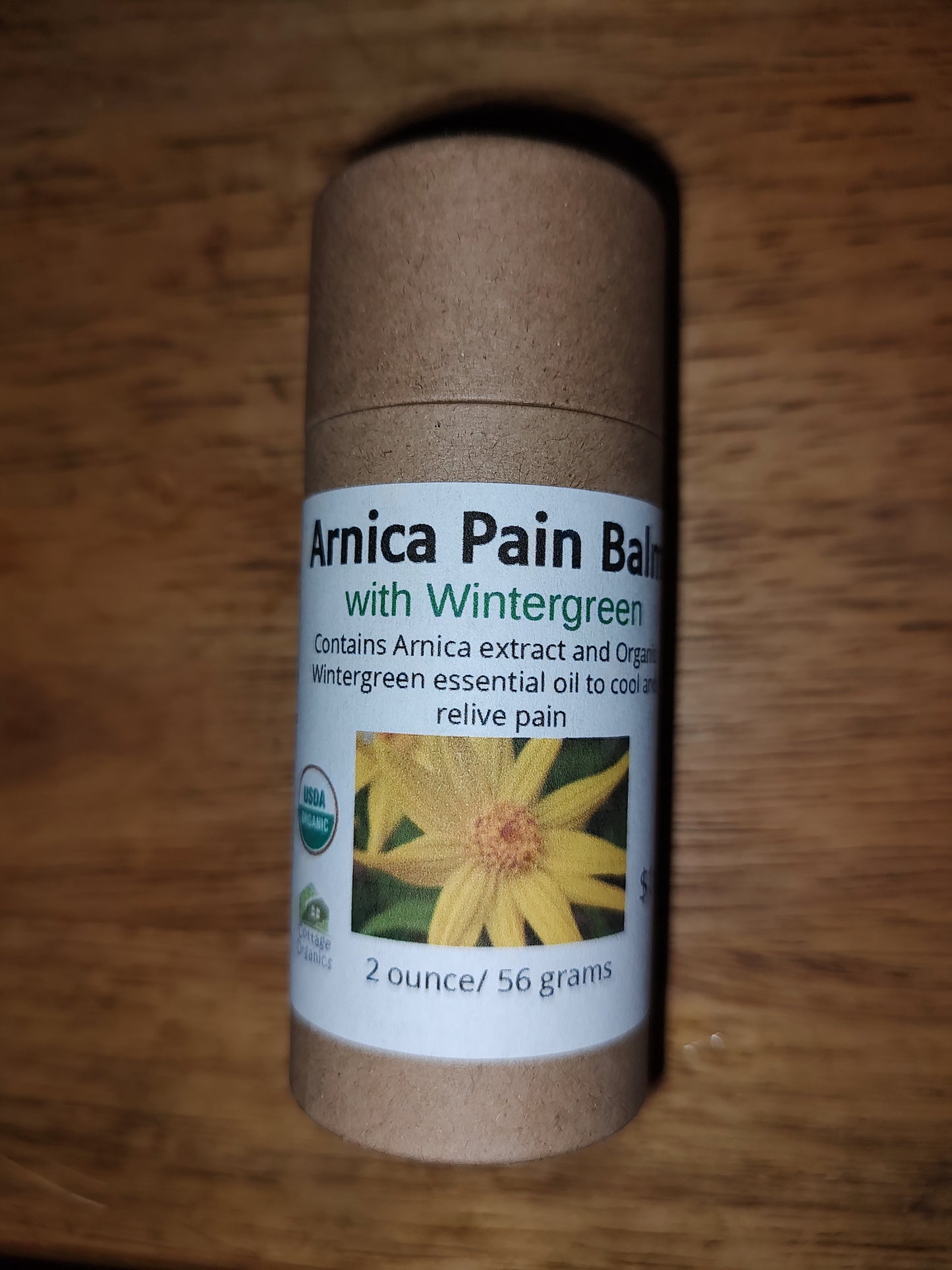 Organic Arnica Pain Balm with Wintergreen