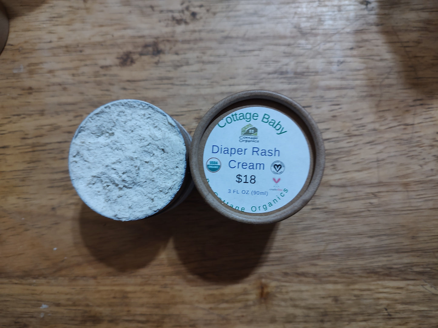 Organic Vegan Diaper Rash Cream