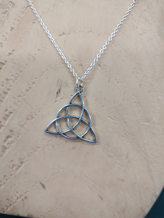 Sterling Silver Triquetra Symbol Necklace