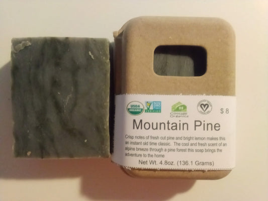 Organic Mountain Pine Bar Soap
