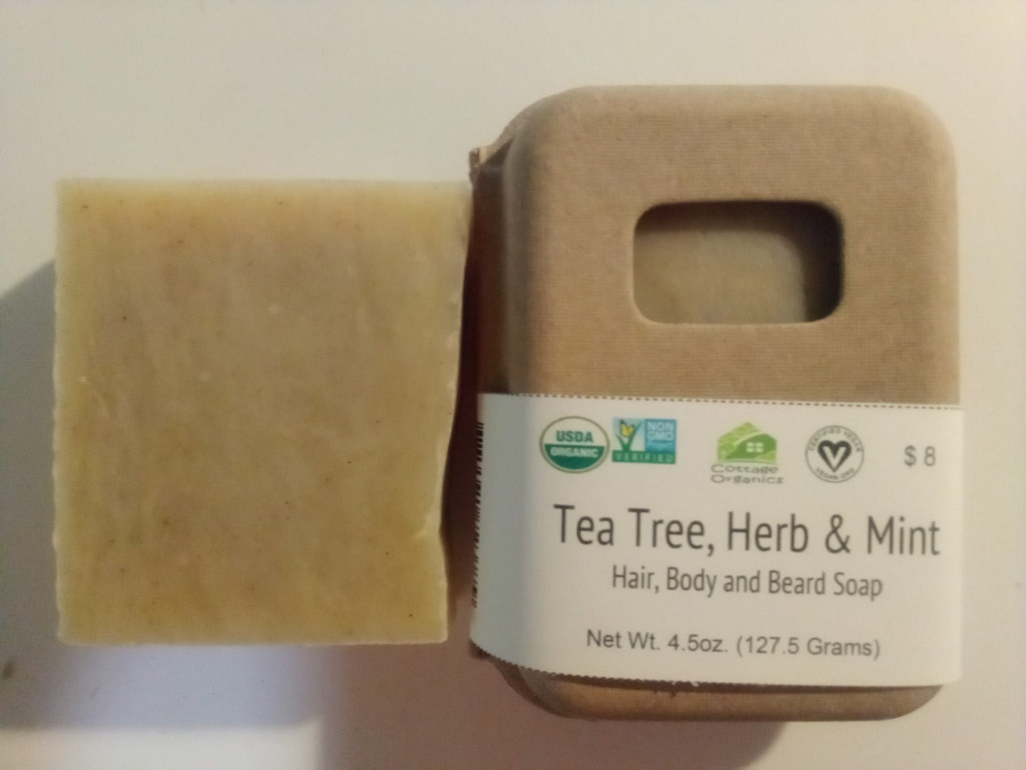 Organic Tea Tree, Herb & Mint Bar Soap
