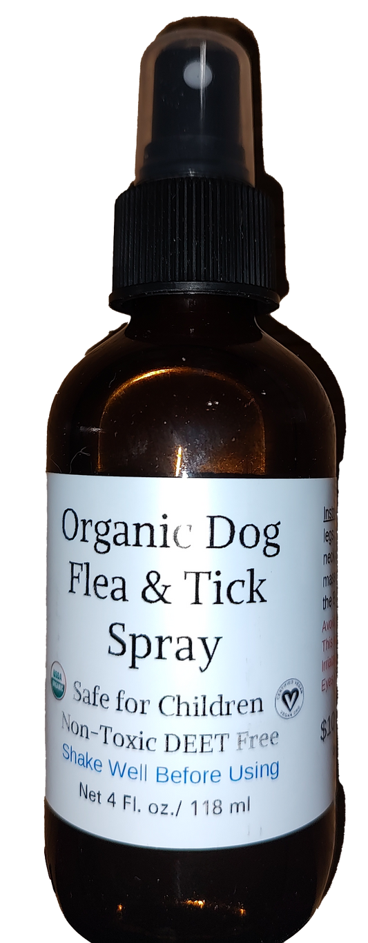 Organic Dog Flea & Tick Spray