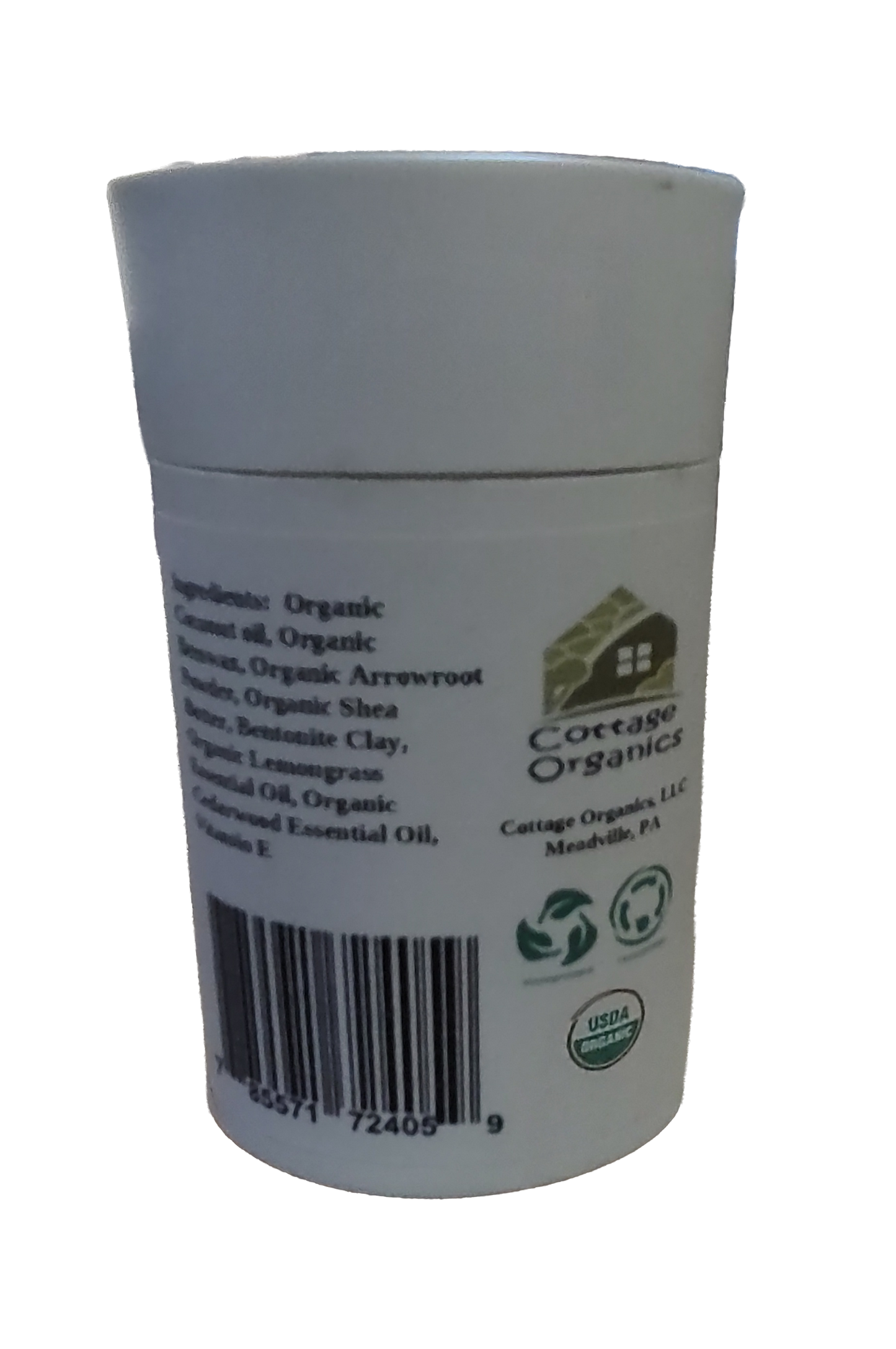 Organic Lemongrass Cedar Deodorant