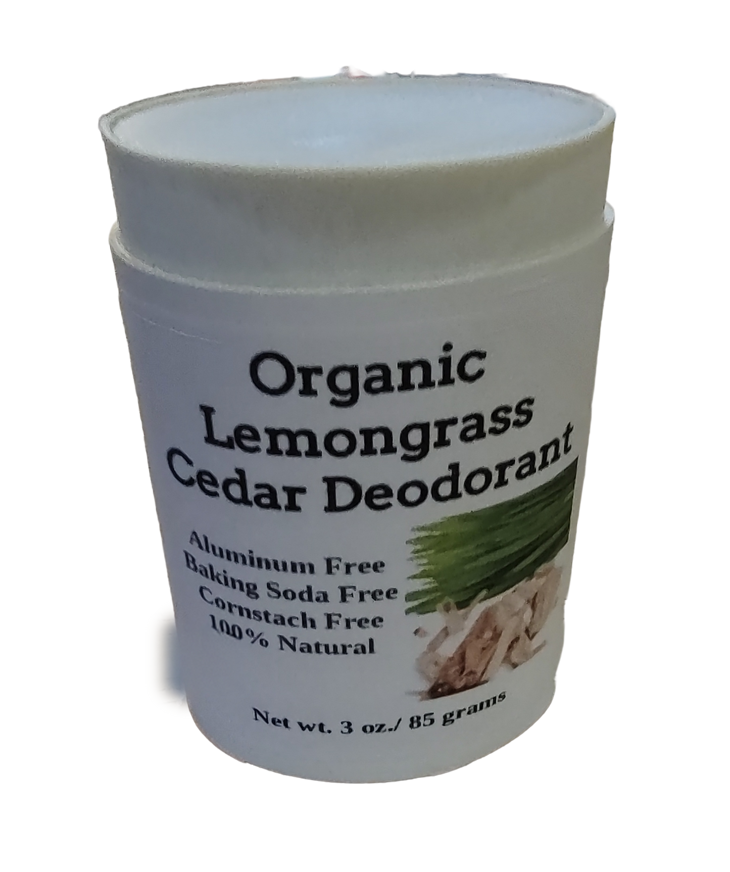 Organic Lemongrass Cedar Deodorant