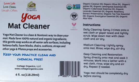 Organic Yoga Mat Cleaner